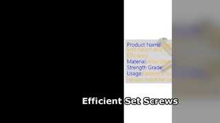 Effiziente Gewindestifte aus Edelstahl mit Kerbspannut