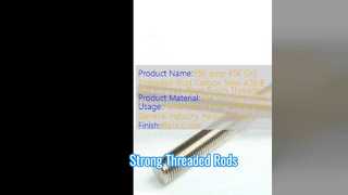 35K 45K Gr5 Gewindestange, schwarzes Finish